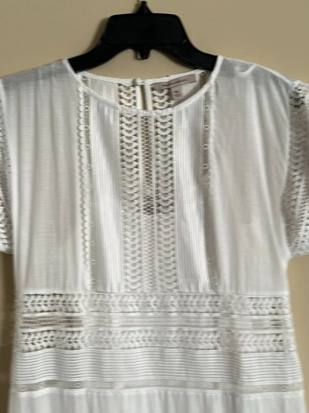 Banana Republic White Crochet Beach Summer Resort Dress - Picture 2 of 3